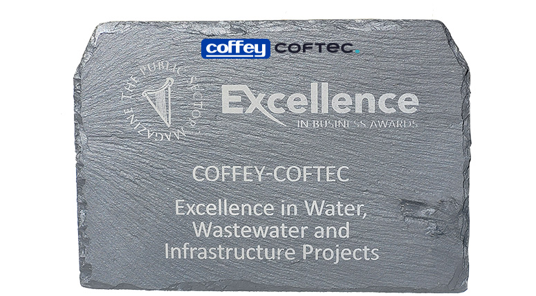 Public Sector Award for Excellence for Coffey and Coftec - Civil Engineering for Water Treatment Projects - 2022